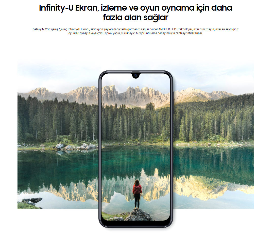 Yenilenmiş Samsung Galaxy M31